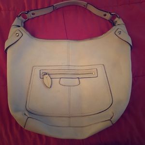 White coach bag
